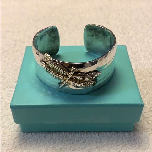 Rare Tiffany And Co Dragonfly Cuff 